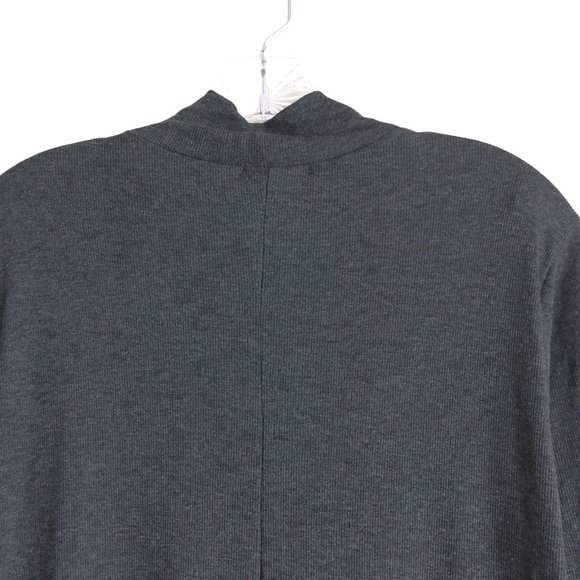 NWT Anthropologie Bordeaux Womens Sweater Dress XL Gray Mock Neck Maxi Stretch - Picture 10 of 10